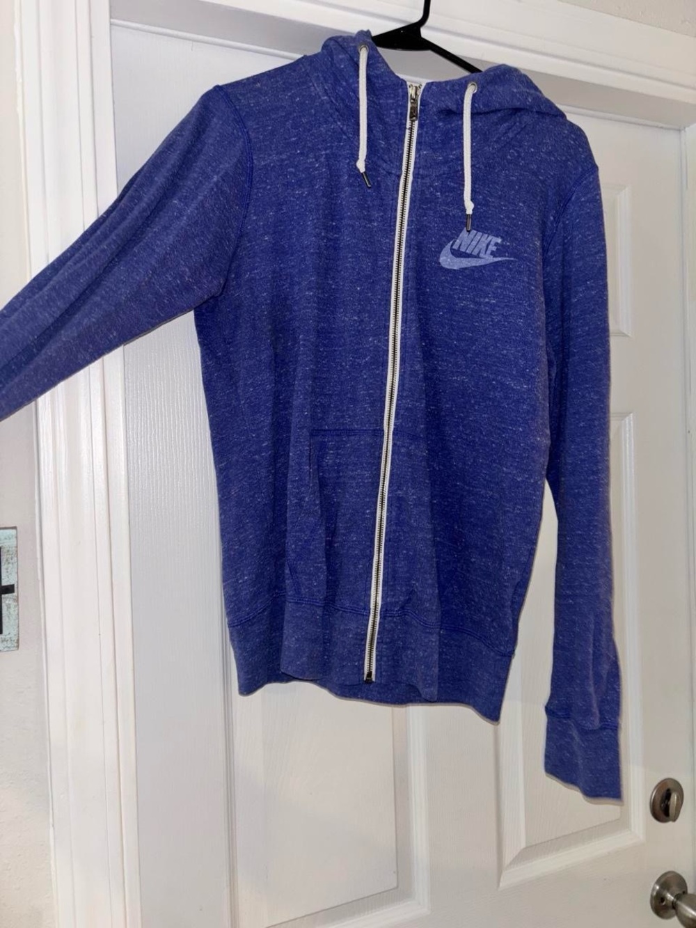 Nike Men’s Royal Blue Full-Zip Hooded Sweatshirt
